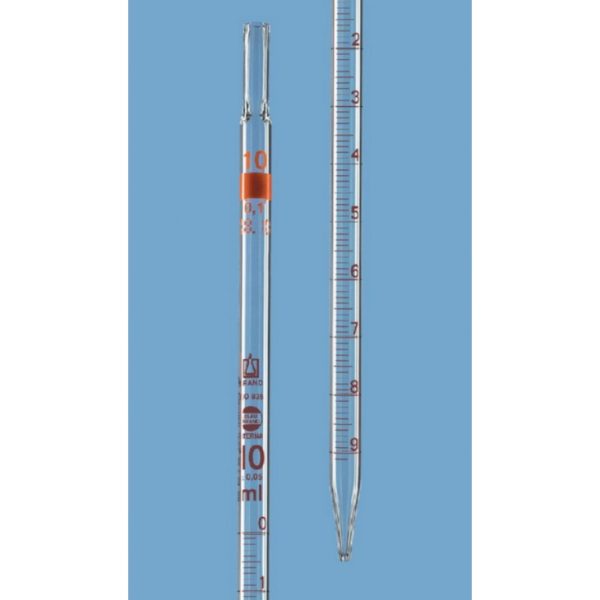 PIPETTE GRADUEE EN VERRE