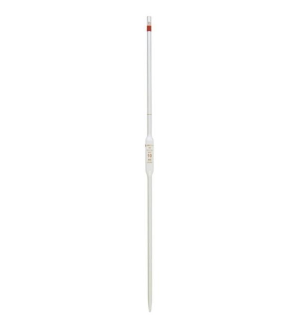 PIPETTE JAUGEE VERRE GRAD BRUN